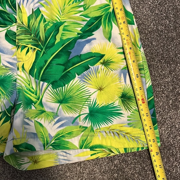 RARE Vintage GLORIA VANDERBILT High-Waisted Shorts Tropical Print - Womens 8 - Picture 7 of 8